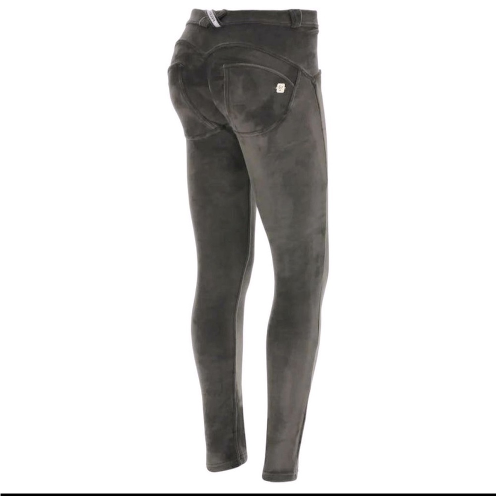 Freddy Chenille WrUp Skinny Pants in Green